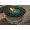 Toffee/Onyx With Granite Table Ring Black Uba Tuba & Bullnose Footrest Bluestone Blend