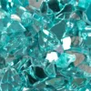 Aqua Blue Fire Glass